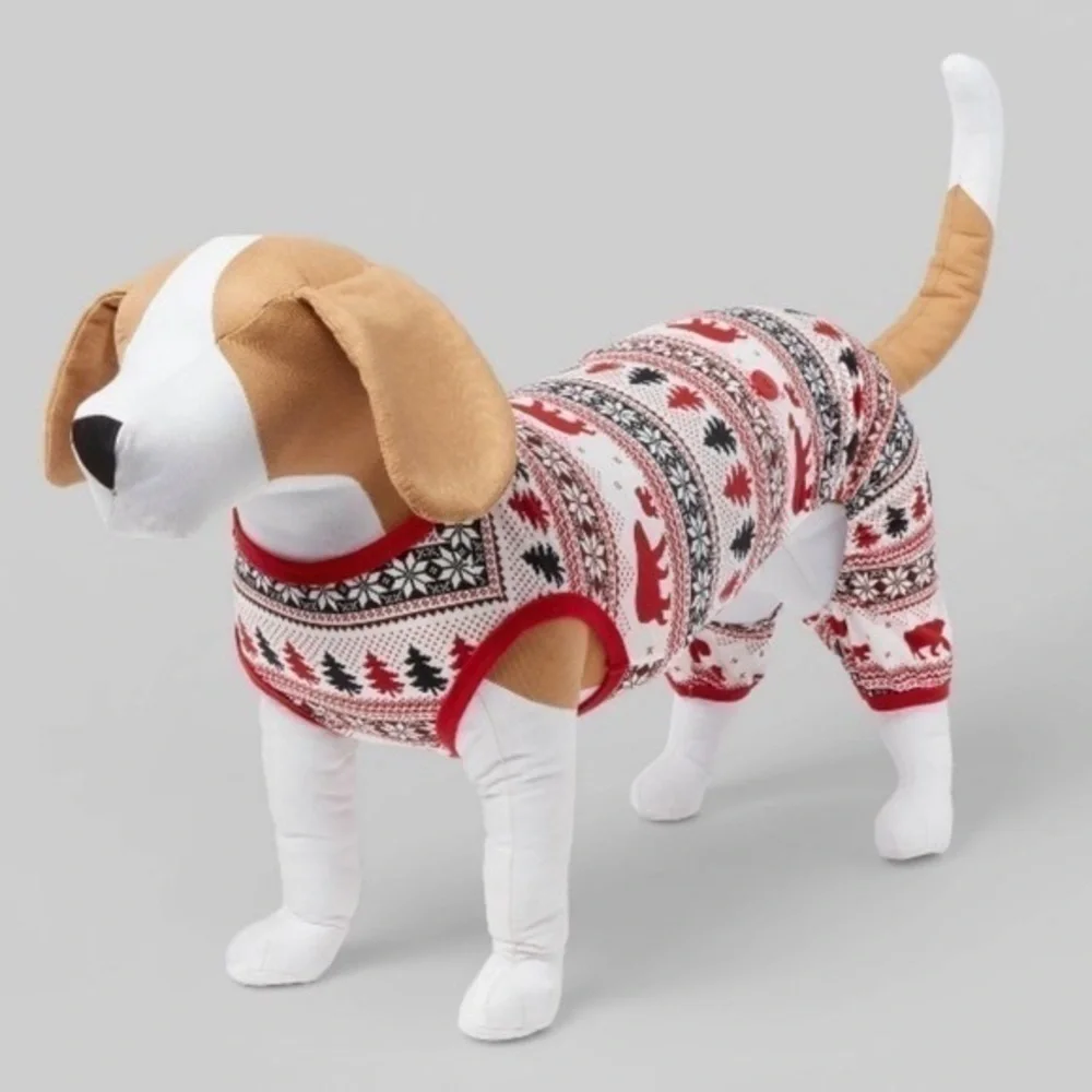 Wondershop Holiday Fair Isle Print Matching Family Christmas Dog Pet Pajamas
